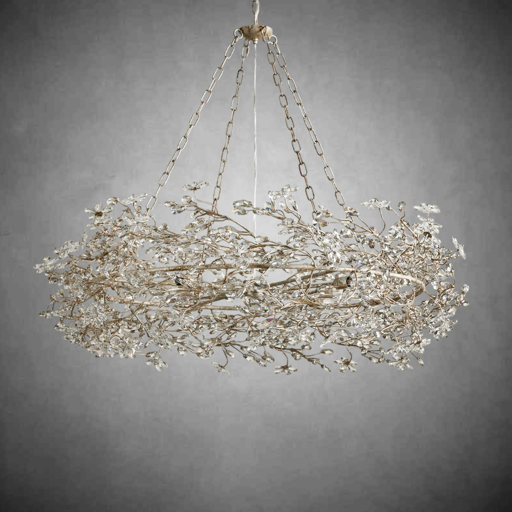 Fiore Crown Chandelier 39" 48" 60" - fovolighting