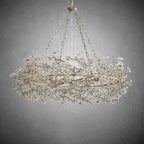 Fiore Crown Chandelier 39" 48" 60" - fovolighting