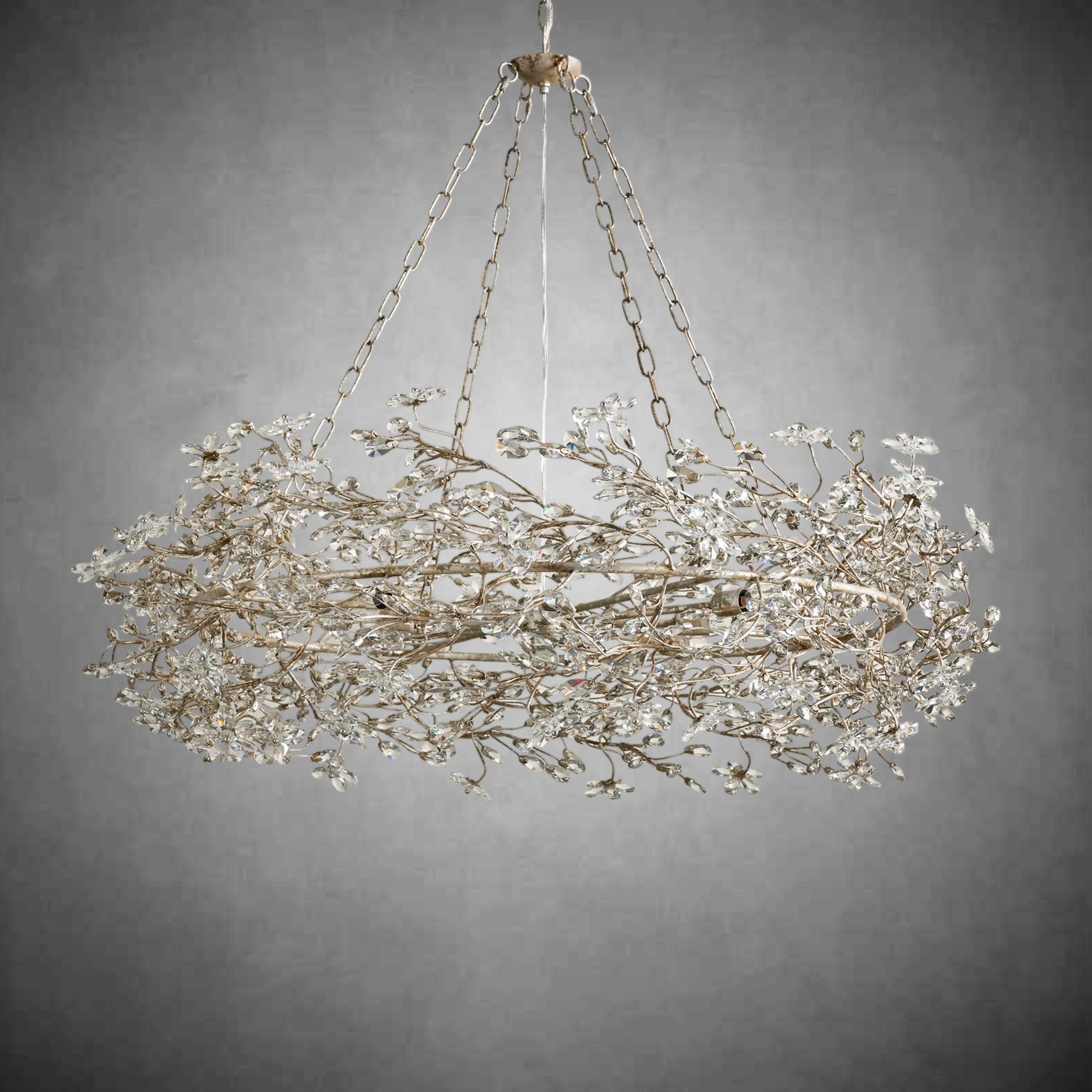 Fiore Crown Chandelier 39" 48" 60" - fovolighting