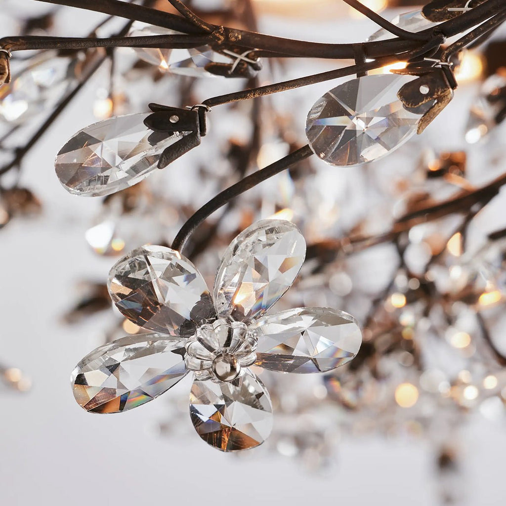 Fiore Crown Chandelier 39" 48" 60" - fovolighting