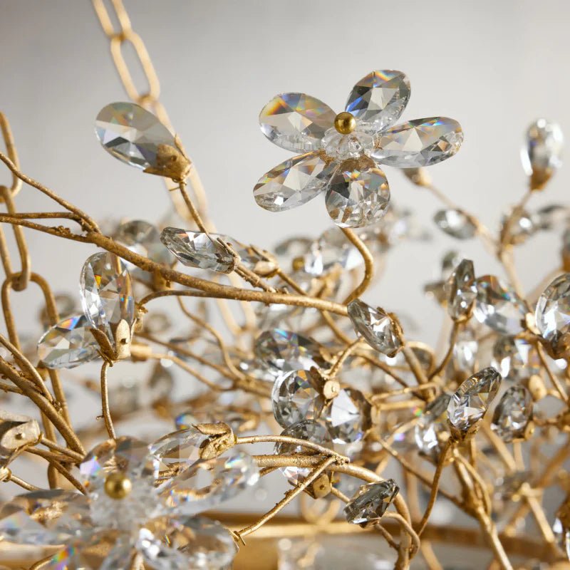 Fiore Crown Chandelier 39" 48" 60" - fovolighting