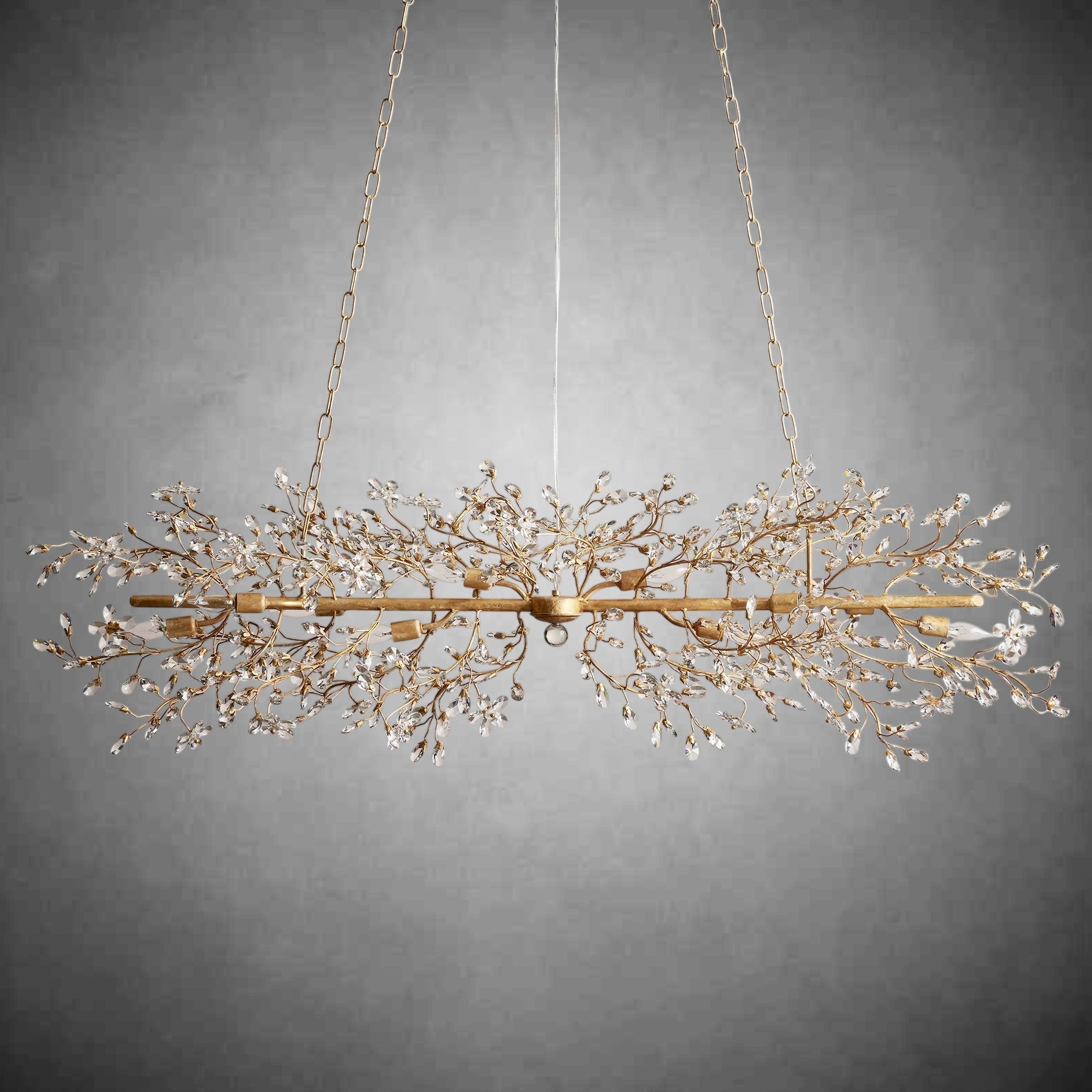 Fiore Linear Chandelier 43" 51" 68"W - fovolighting