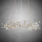 Fiore Linear Chandelier 43" 51" 68"W - fovolighting