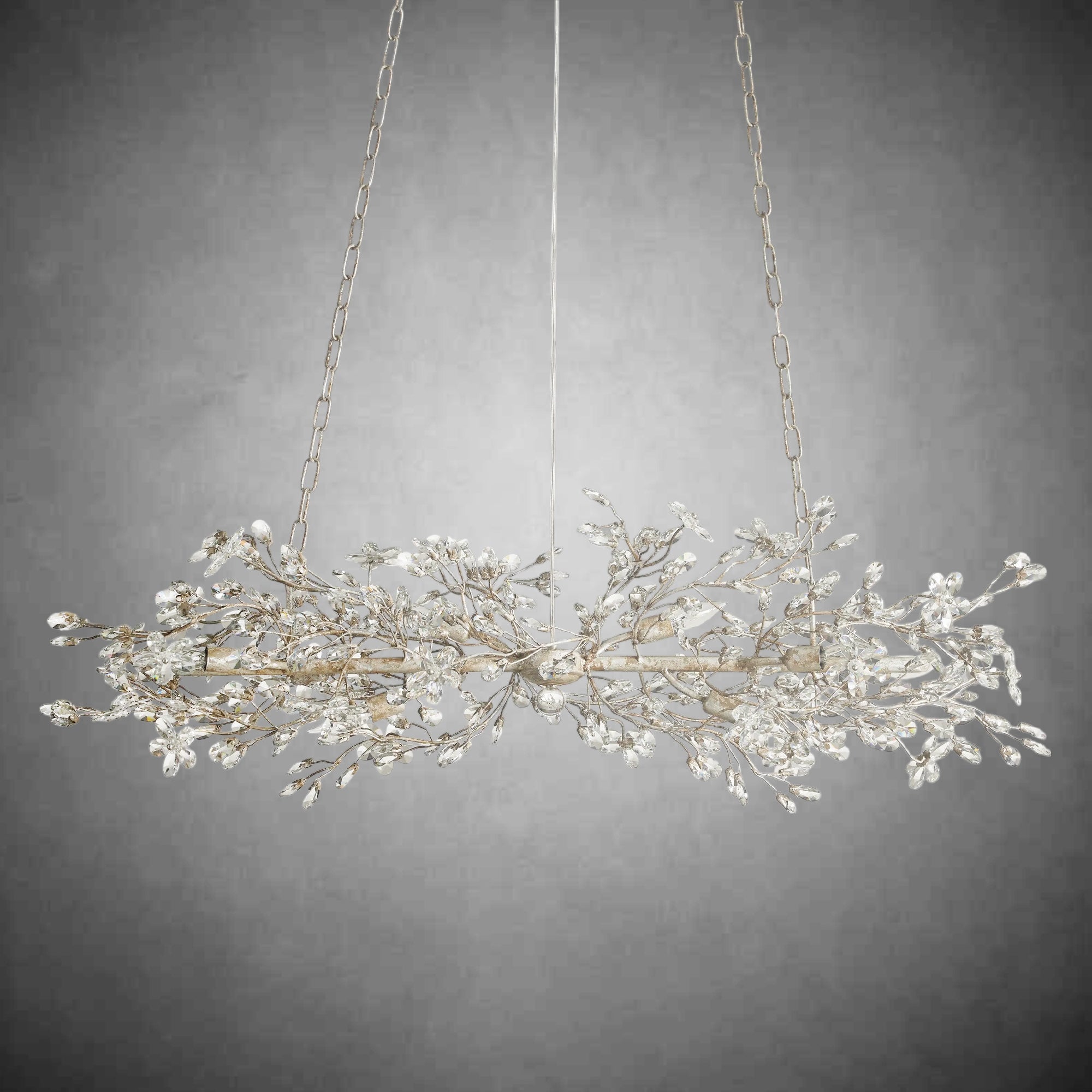 Fiore Linear Chandelier 43" 51" 68"W - fovolighting