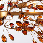 Fiore Linear Chandelier 43" 51" 68"W - fovolighting