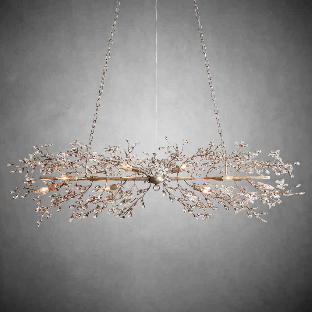 Fiore Linear Chandelier 43" 51" 68"W - fovolighting