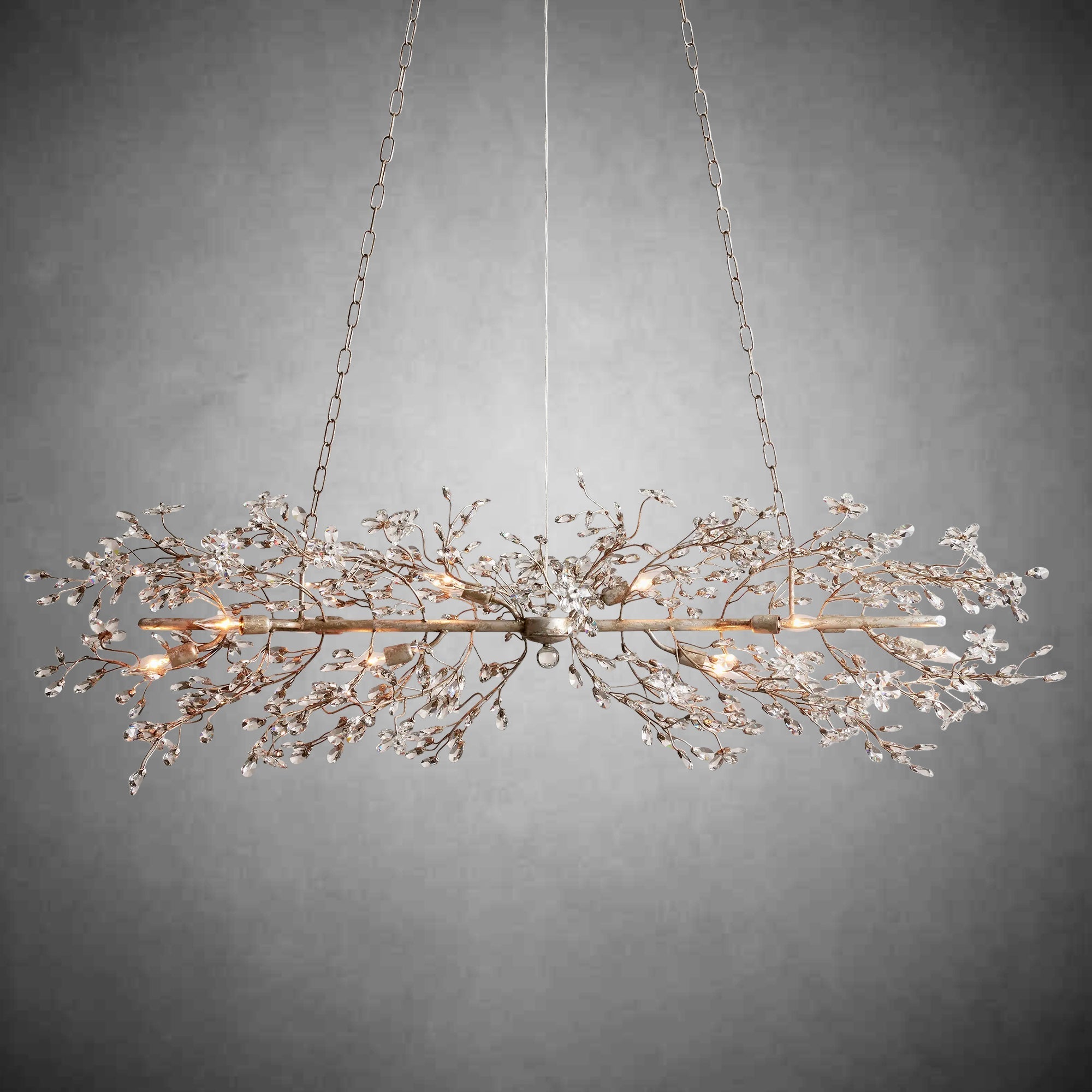 Fiore Linear Chandelier 43" 51" 68"W - fovolighting