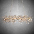 Fiore Linear Chandelier 43" 51" 68"W - fovolighting