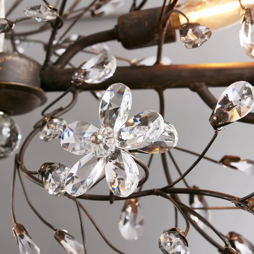 Fiore Linear Chandelier 43" 51" 68"W - fovolighting