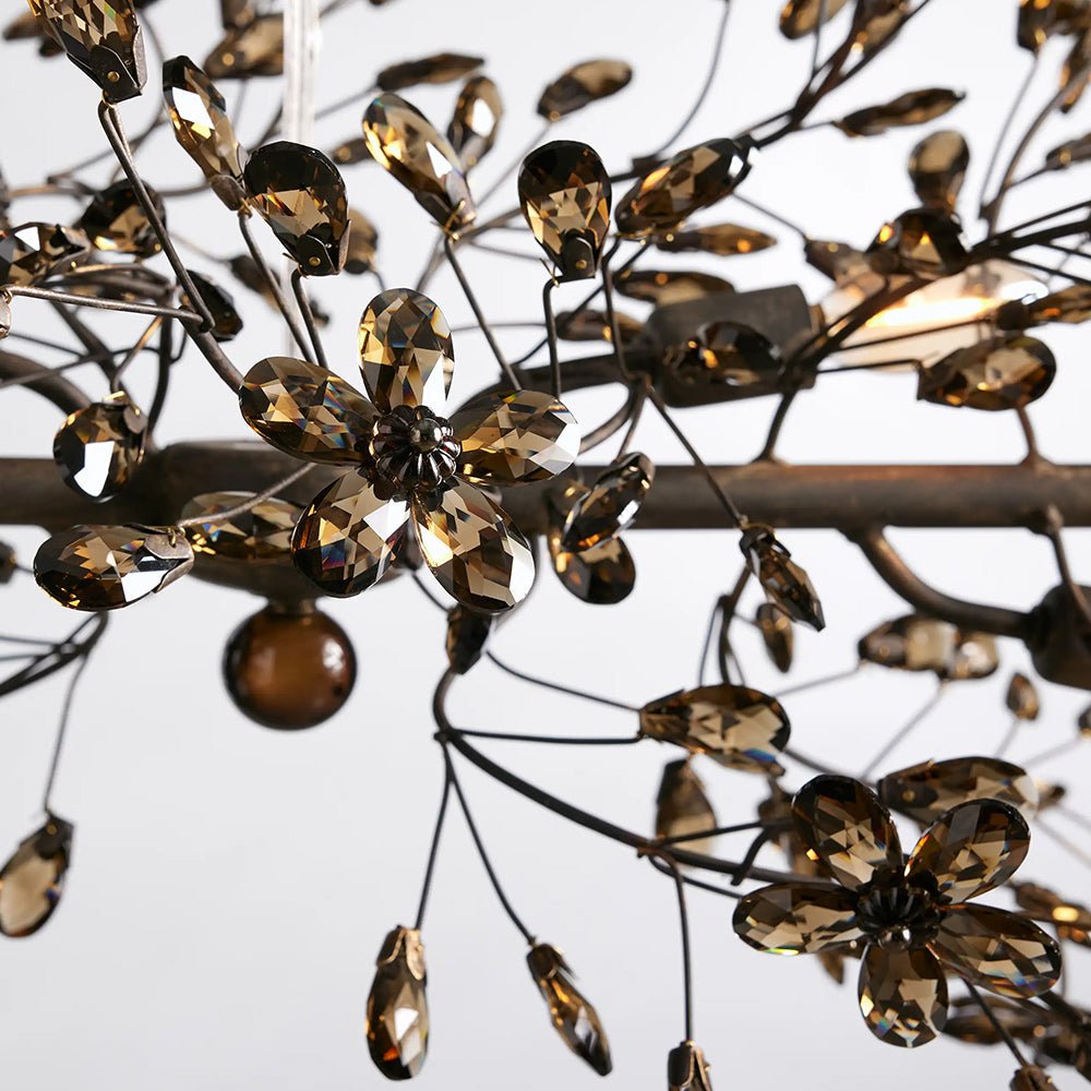 Fiore Linear Chandelier 43" 51" 68"W - fovolighting