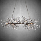 Fiore Linear Chandelier 43" 51" 68"W - fovolighting