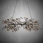 Fiore Linear Chandelier 43" 51" 68"W - fovolighting