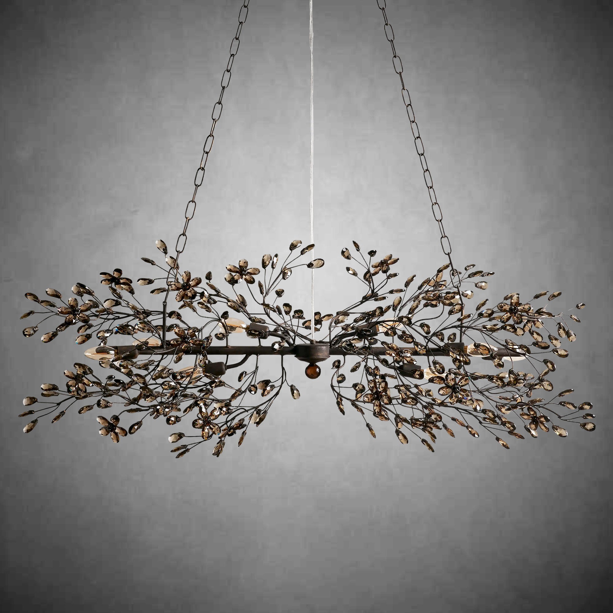 Fiore Linear Chandelier 43" 51" 68"W - fovolighting