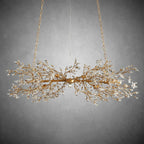 Fiore Linear Chandelier 43" 51" 68"W - fovolighting