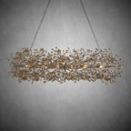 Fiore Oval Chandelier 62'' 74'' - fovolighting