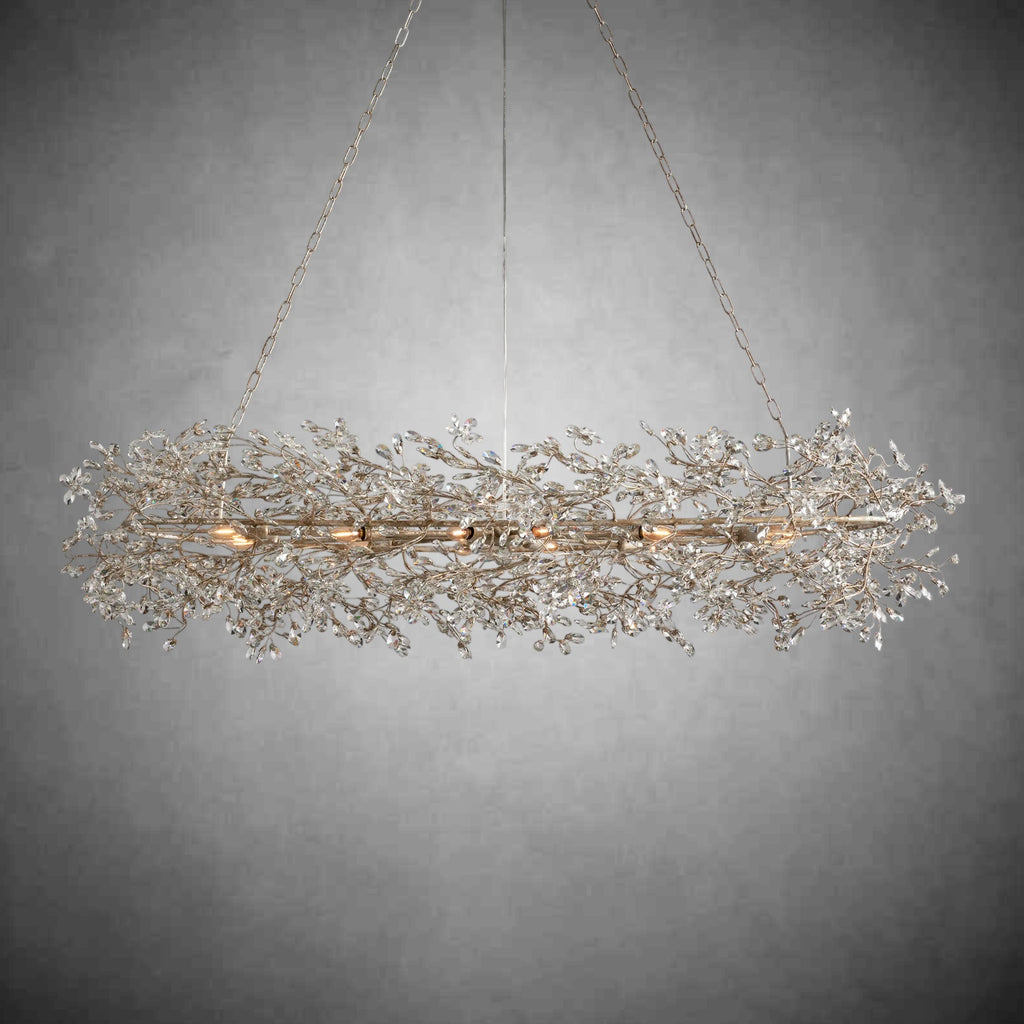 Fiore Oval Chandelier 62'' 74'' - fovolighting