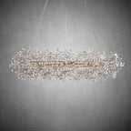 Fiore Oval Chandelier 62'' 74'' - fovolighting