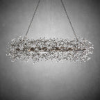 Fiore Oval Chandelier 62'' 74'' - fovolighting