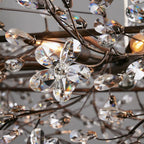 Fiore Oval Chandelier 62'' 74'' - fovolighting