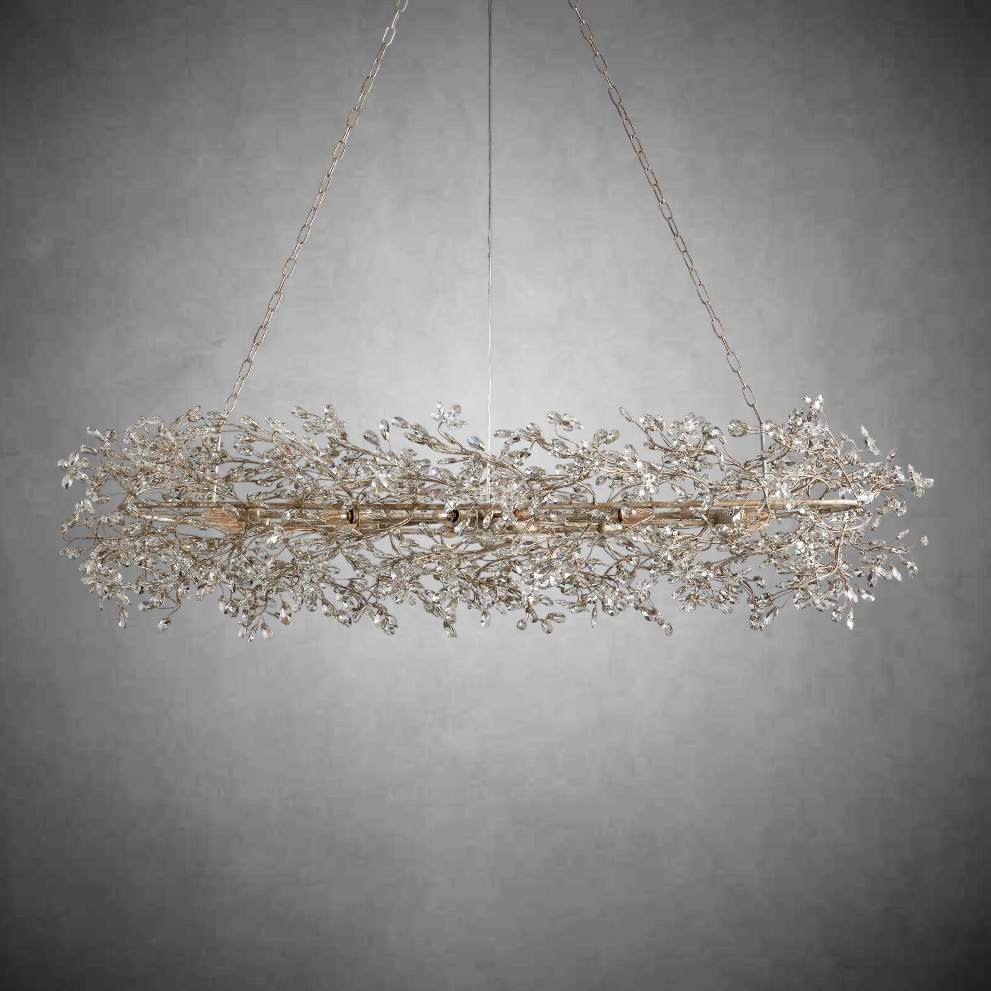 Fiore Oval Chandelier 62'' 74'' - fovolighting
