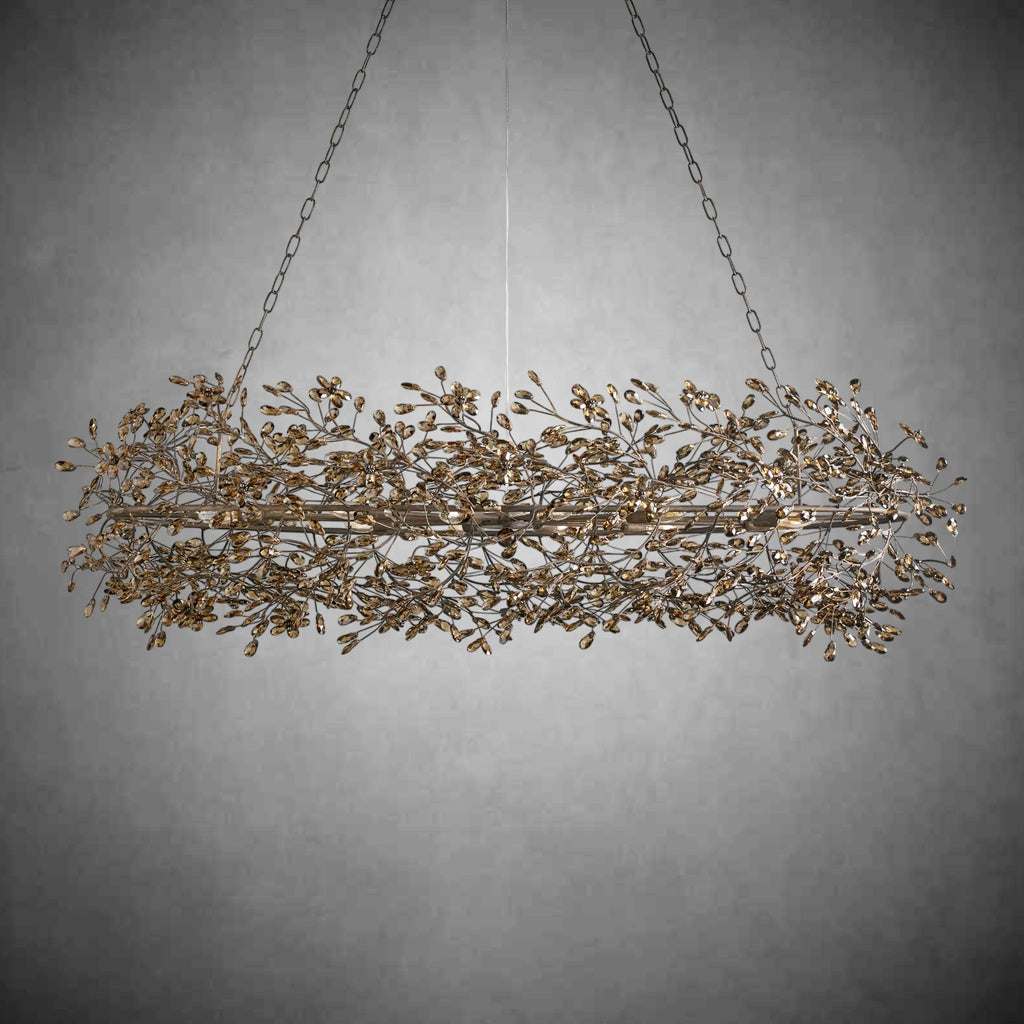 Fiore Oval Chandelier 62'' 74'' - fovolighting