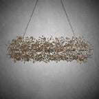 Fiore Oval Chandelier 62'' 74'' - fovolighting