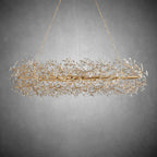 Fiore Oval Chandelier 62'' 74'' - fovolighting