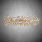 Fiore Oval Chandelier 62'' 74'' - fovolighting