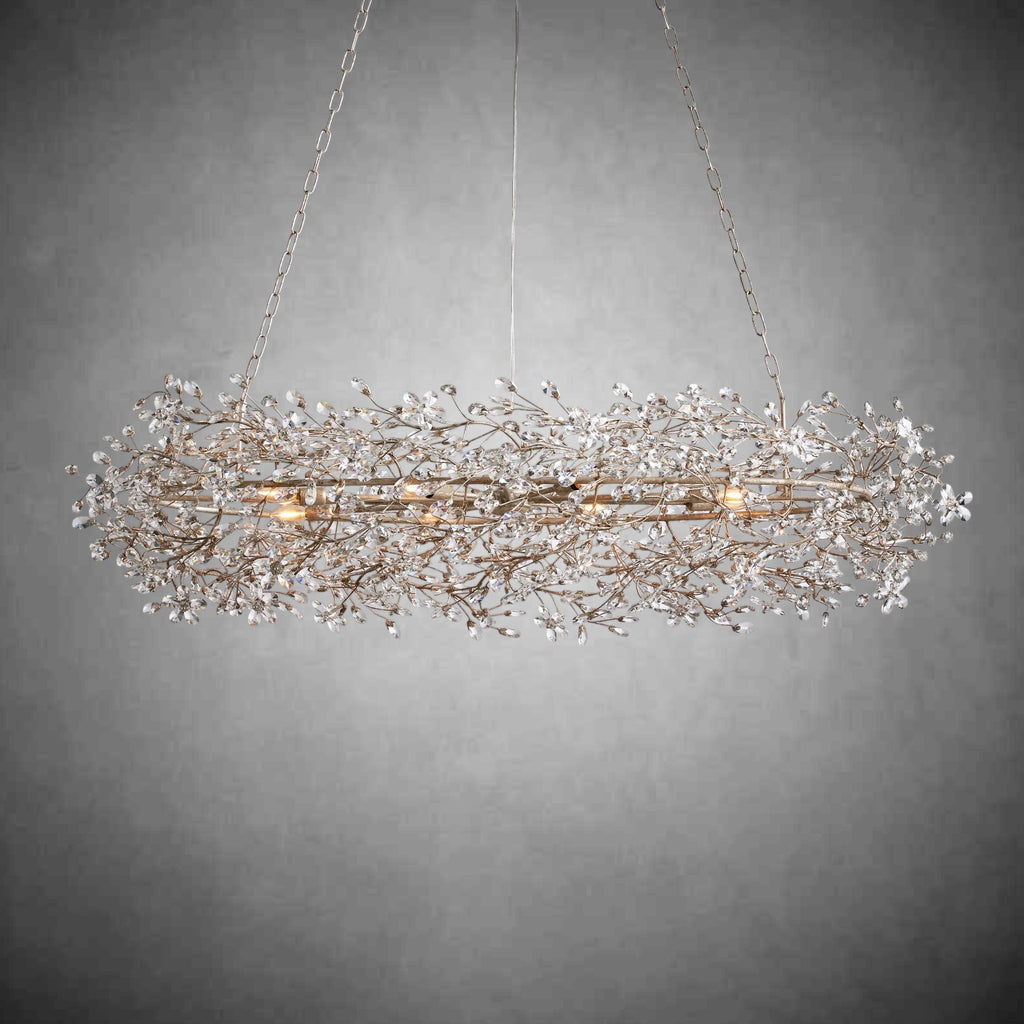 Fiore Oval Chandelier 62'' 74'' - fovolighting