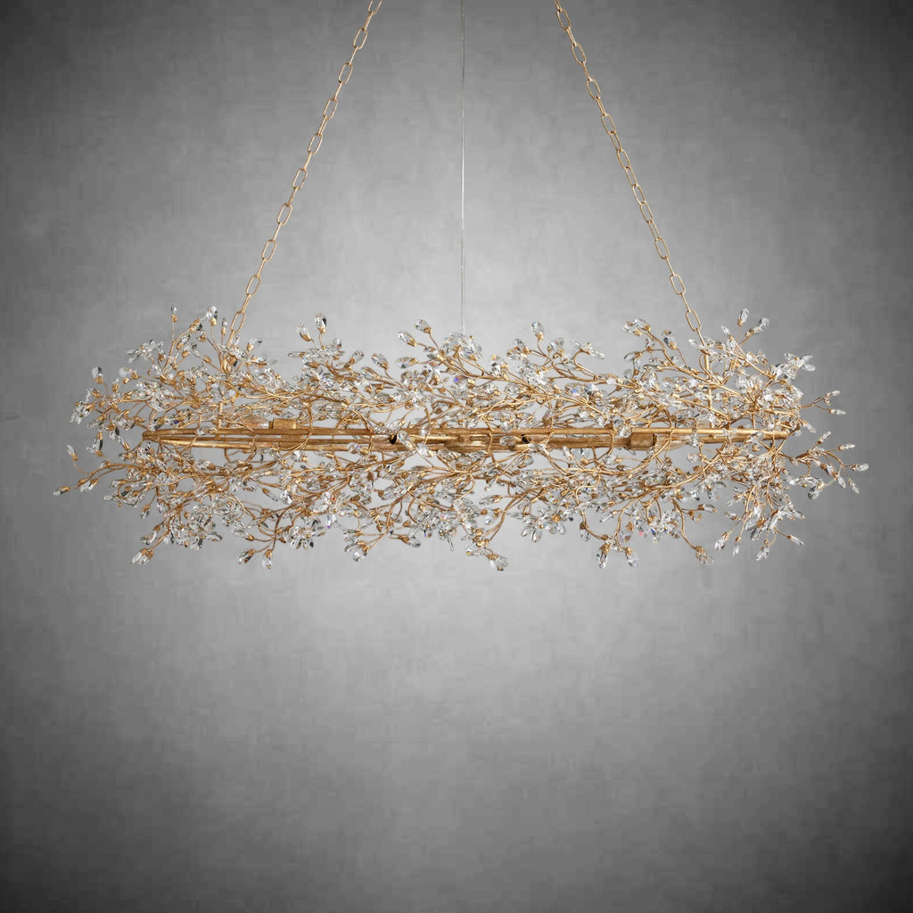 Fiore Oval Chandelier 62'' 74'' - fovolighting