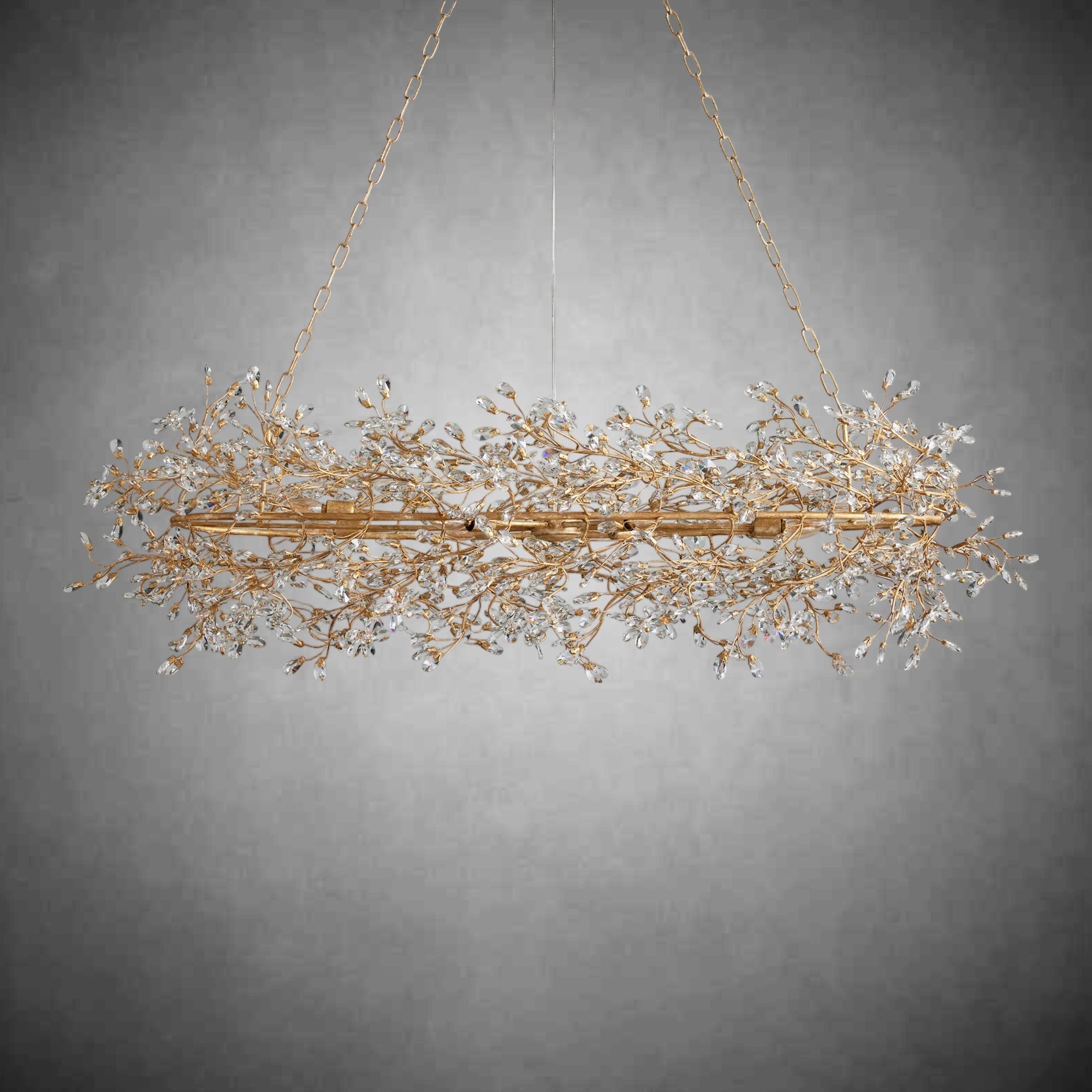 Fiore Oval Chandelier 62'' 74'' - fovolighting