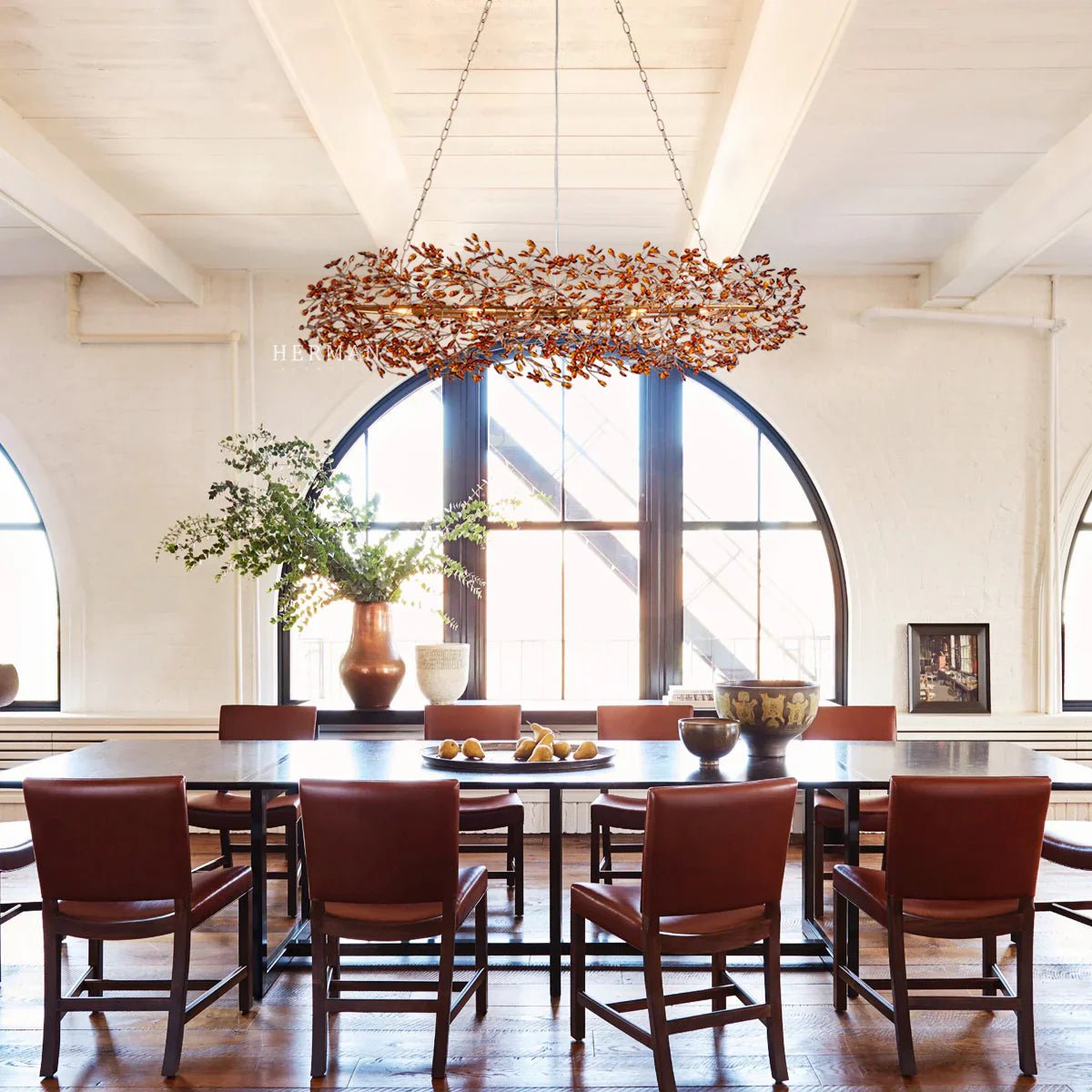 Fiore Oval Chandelier 62'' 74'' - fovolighting