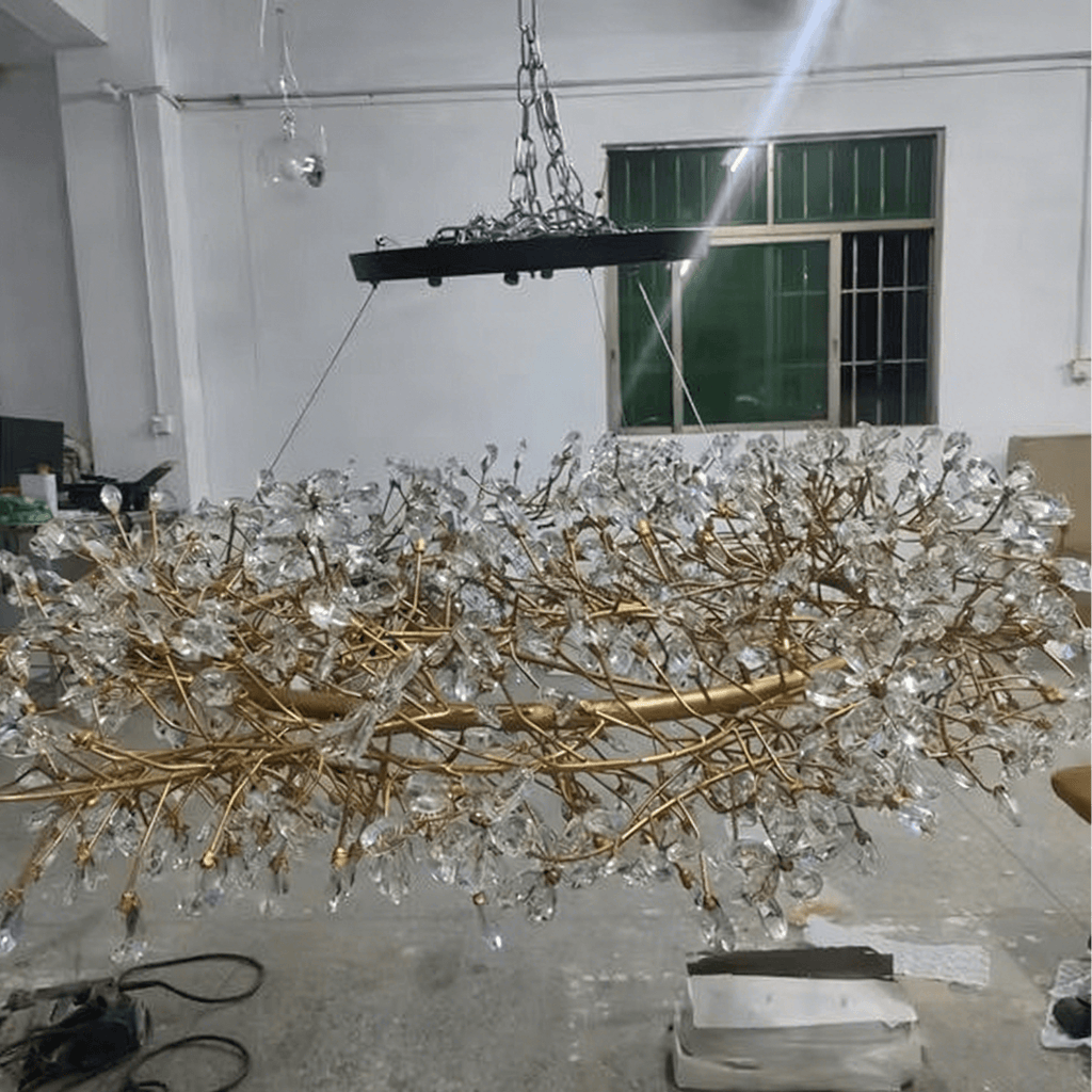 Fiore Oval Chandelier - fovolighting