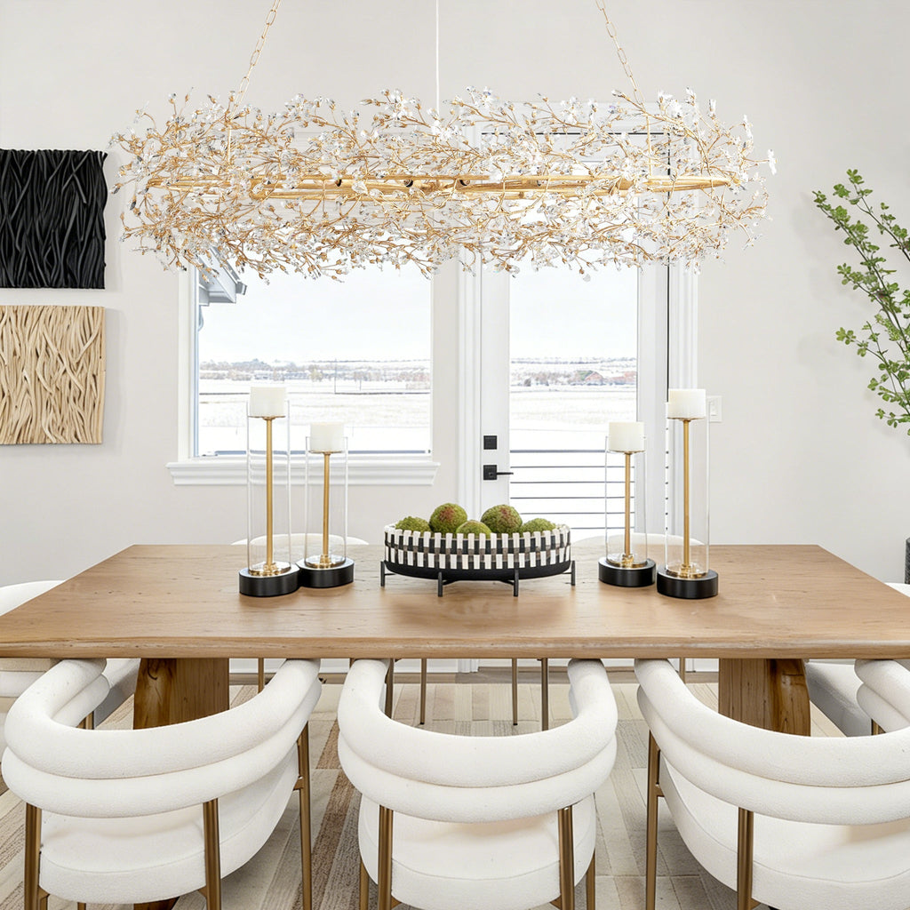 Fiore Oval Chandelier - fovolighting