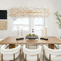 Fiore Oval Chandelier - fovolighting