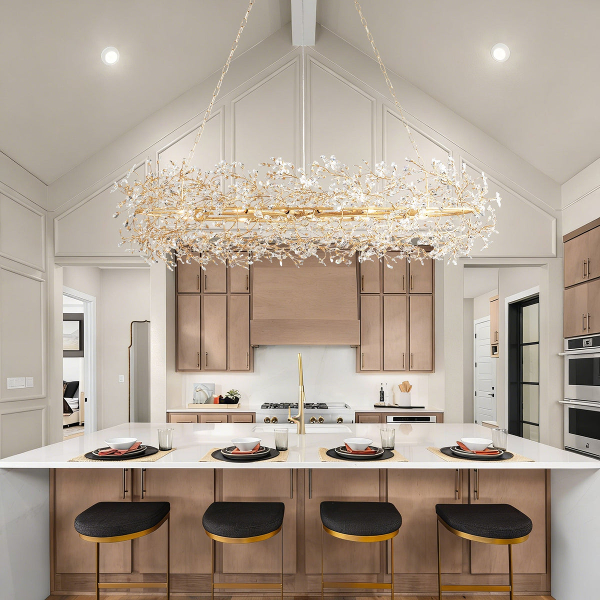 Fiore Oval Chandelier - fovolighting