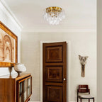 Florence Glass Flush Mount - fovolighting