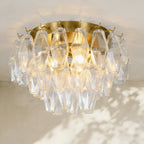 Florence Glass Flush Mount - fovolighting