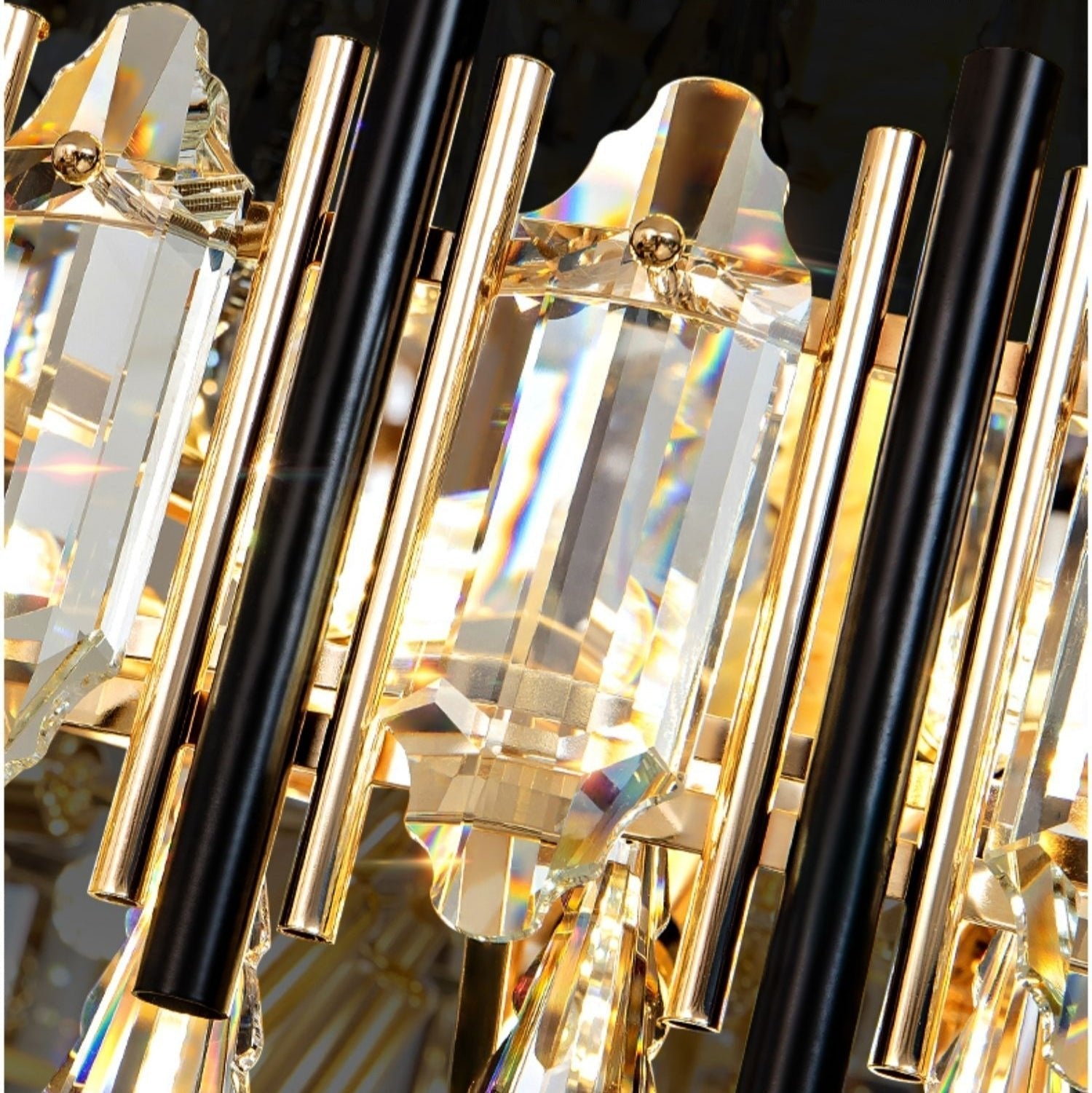 Foyer 3 Layers Extra Large Crystal Chandelier For Living Room Staircase Ceiling Lighting Fixture - fovolighting