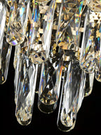Foyer Staircase Chandelier Luxury K9 Crystal Ceiling Light For Living Room / Hallway - fovolighting