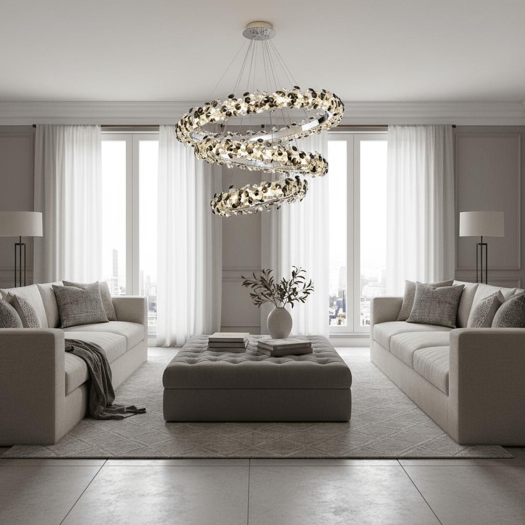 Gardo Crystal Modern Chandelier - fovolighting