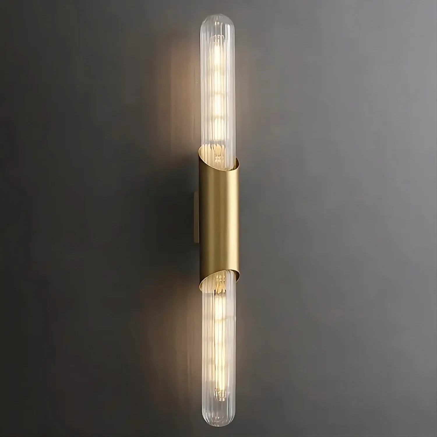 Geneva Brass Wall Sconce - fovolighting