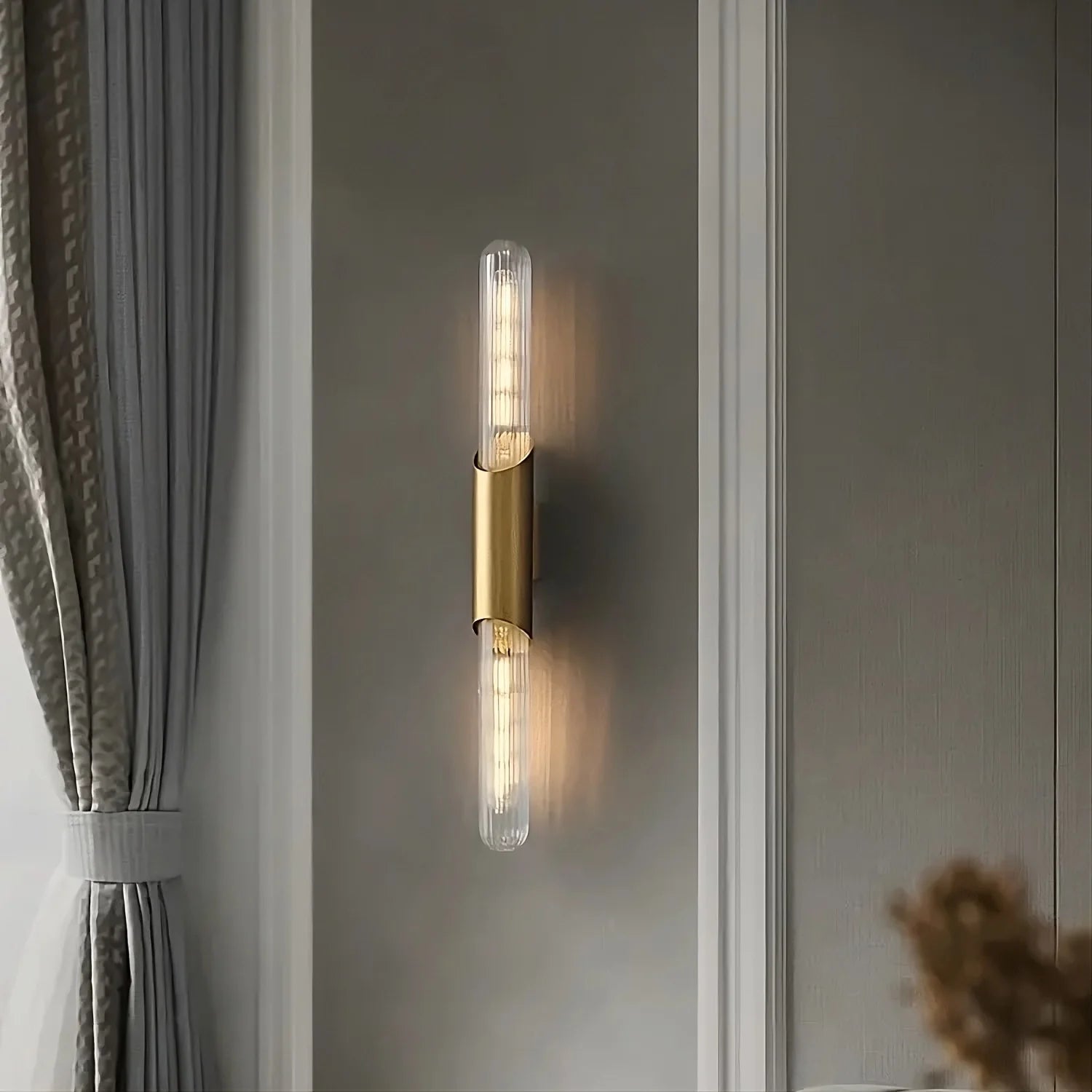 Geneva Brass Wall Sconce - fovolighting