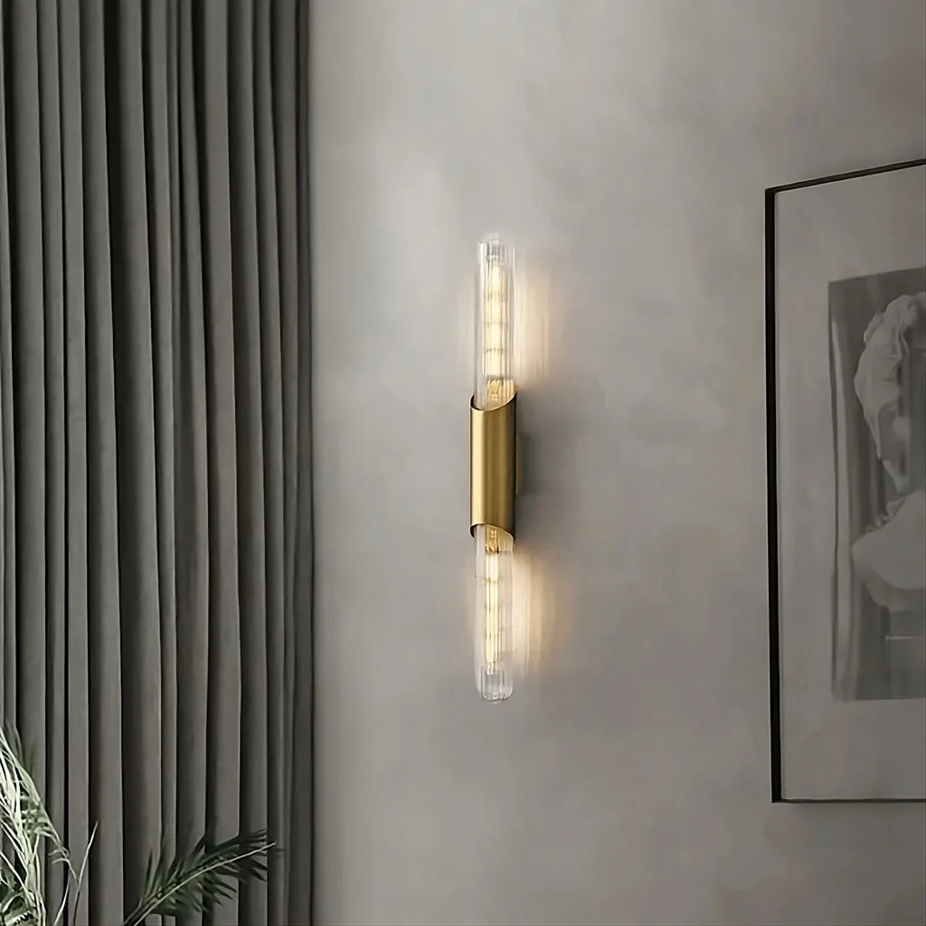 Geneva Brass Wall Sconce - fovolighting