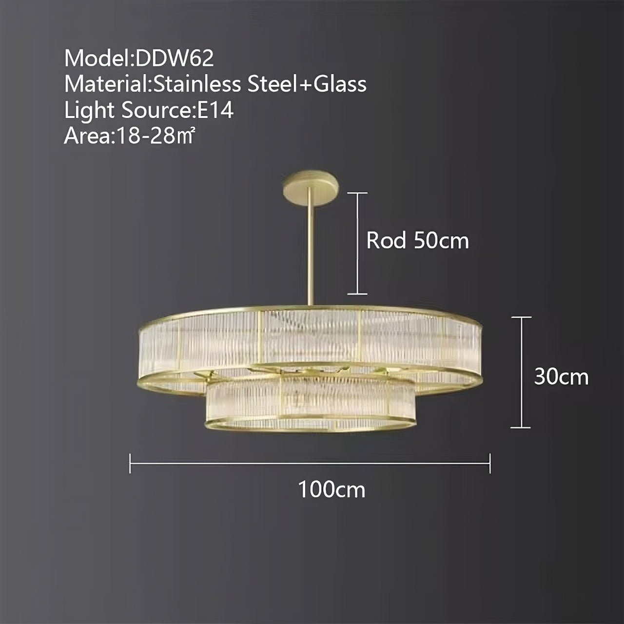 Gerano Modern Chandelier - fovolighting