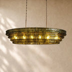 Ghiacci Oval Chandelier
