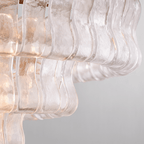 Ghiaccio Clear Class Oval Chandelier - fovolighting