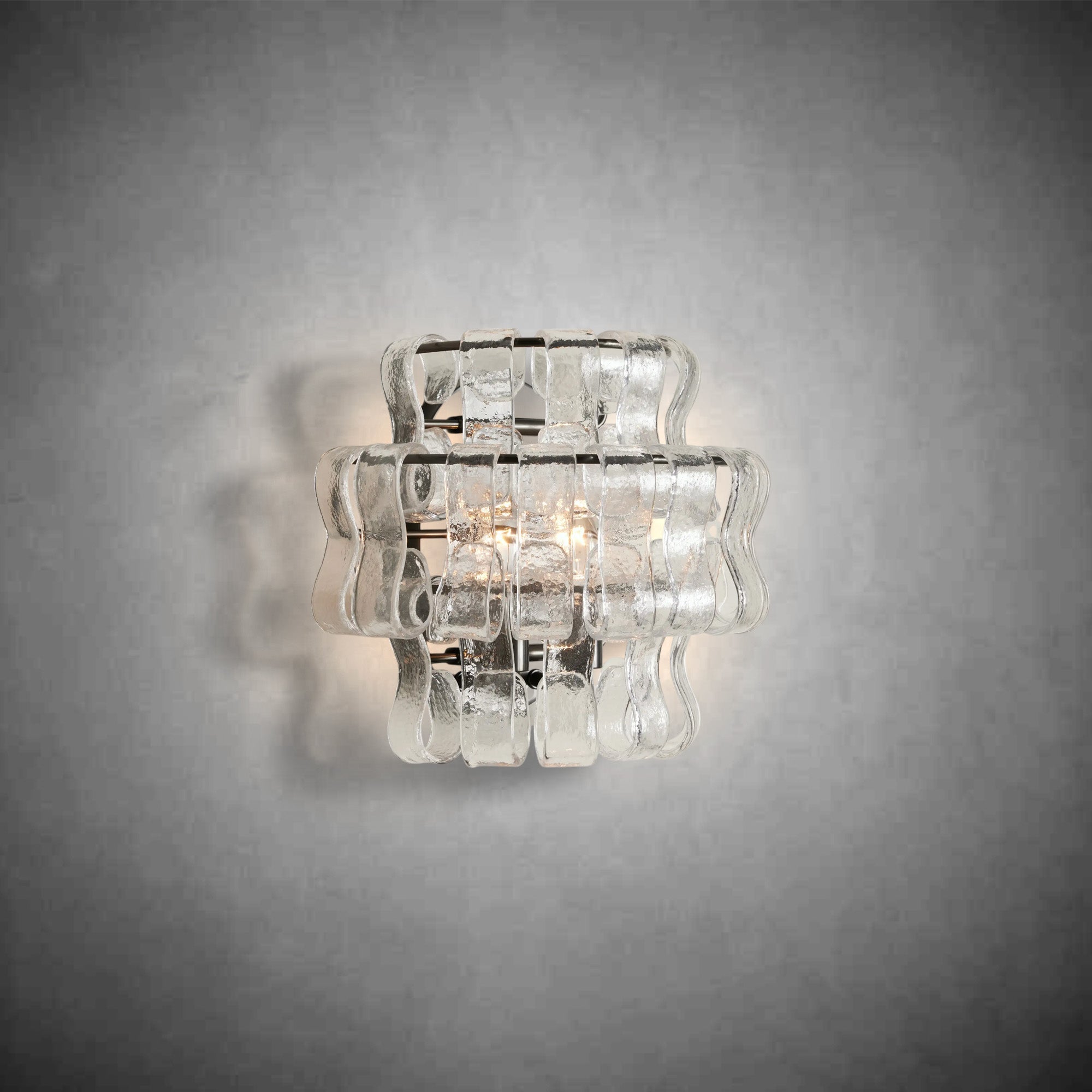 Ghiaccio Glass Wall Sconce - fovolighting
