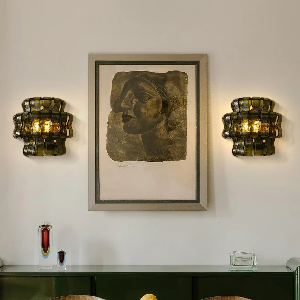 Ghiaccio Glass Wall Sconce - fovolighting