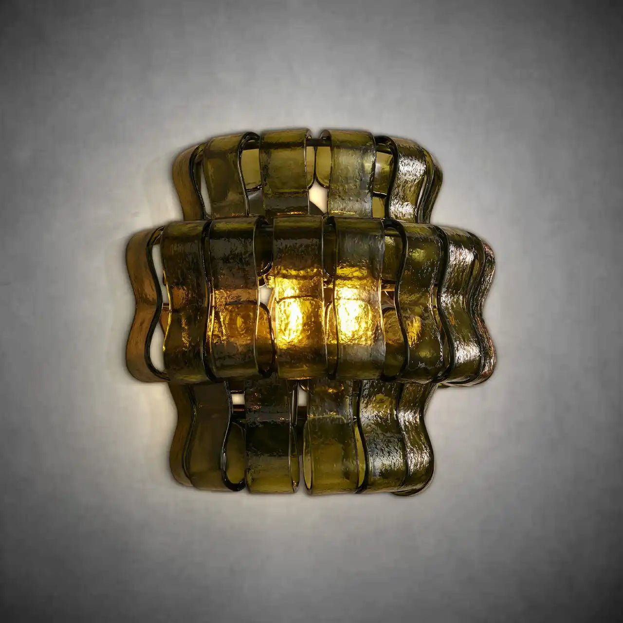 Ghiaccio Glass Wall Sconce - fovolighting